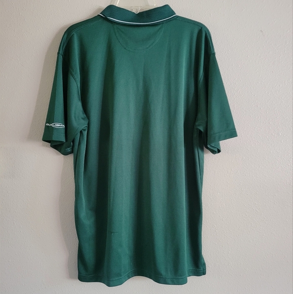 Green Bud Light Polo Colorado Timberline Poly-Dri Breathable Golf Shirt L - Picture 3 of 4